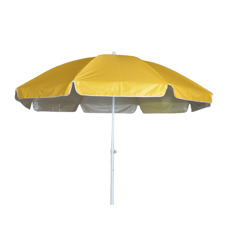 Chinese wholesale Folding Deco Umbrella - 2.2m*8ribs wholesale custom logo print sun outdoor beach umbrella – DongFangZhanXin