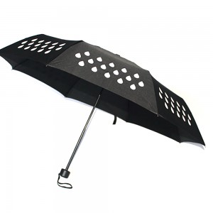 OVIDA 3 folding magic water change color umbrella with custom logo design