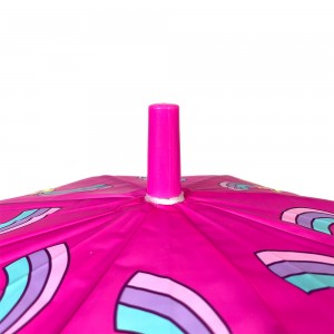 I-Ovida engabizi kakhulu ye-PVC ezenzekelayo yabantwana I-clear silk print unicorn Umbrella Paraguas Parapluie Sombrillas yabantwana
