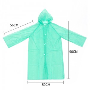 Αδιάβροχο παλτό Ovida 2021 αδιάβροχο Eva Rain wear, μοντέρνα παιδικά αδιάβροχα, διαφανή πόντσο