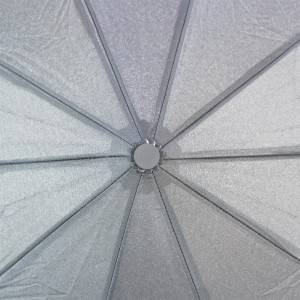 OVIDA Large Automatic Sunshade Umbrella Buckle Customizable Logo Modern Design Windproof Premium for Business Use