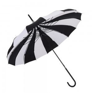 Ovida 22″*16K Aka Mepee Agba 8 Umbrella Parasol nke dị larịị Pagoda
