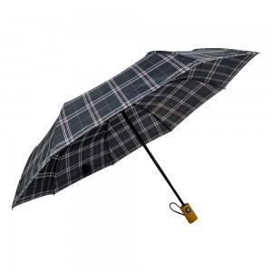 OVIDA 21 Inches Full Automatic Open Close Large Size Business Three Fold Umbrella Adults Customizable Logo Printing