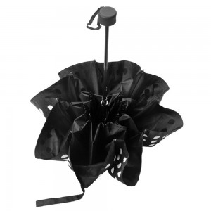 OVIDA 3 folding special manual umbrella rainbow color change in rainy day umbrella