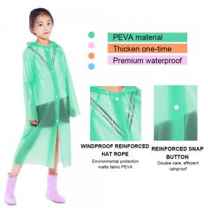 Αδιάβροχο παλτό Ovida 2021 αδιάβροχο Eva Rain wear, μοντέρνα παιδικά αδιάβροχα, διαφανή πόντσο