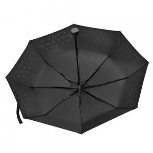 OVIDA 3 folding special manual umbrella rainbow color change in rainy day umbrella
