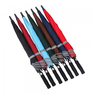 Ovida total length 18cm Golf Umbrella With Logo Print Extra Large Automatic Fiberglass Frame Waterproof Big Umbrella Wholesale