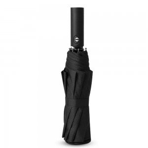 OVIDA 3 folding automatic umbrella windproof 12 strong ribs large umbrella