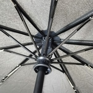 OVIDA Large Automatic Sunshade Umbrella Buckle Customizable Logo Modern Design Windproof Premium for Business Use