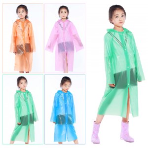 Αδιάβροχο παλτό Ovida 2021 αδιάβροχο Eva Rain wear, μοντέρνα παιδικά αδιάβροχα, διαφανή πόντσο