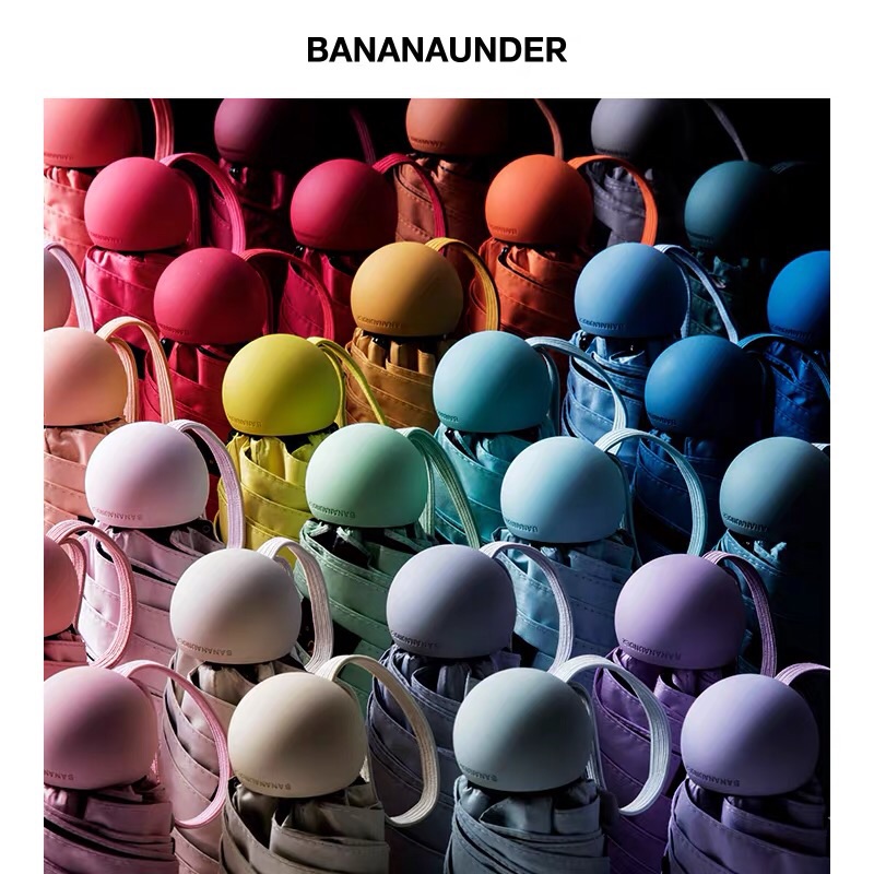 2021 China New Design Compact Folding Umbrella - Multi-color Promotional Gifts 5 Folding Mini Pocket Capsule Umbrella – DongFangZhanXin detail pictures