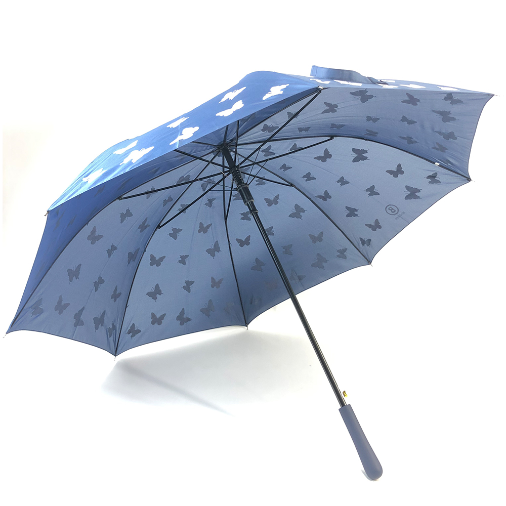100% Original Factory Buy Bulk Umbrella - Ovida Butterfly Changing Color Logo Printing Automatic Custom Golf Umbrella – DongFangZhanXin