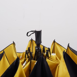 21 inch 8 ribs manual open unique handle design with daisy flower 3 fold umbrella