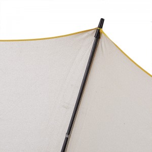 Ovida Manual Hand Opening Custom Anti-UV Double Layer Windproof Golf Umbrella