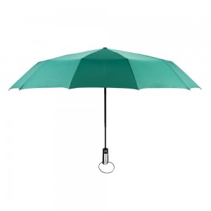 25inch 10 ribs big size windproof full automatic 3 fold umbrella