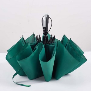 25inch 10 ọgịrịga buru ibu nke na-egbochi ikuku zuru oke akpaka nche anwụ okpukpu atọ