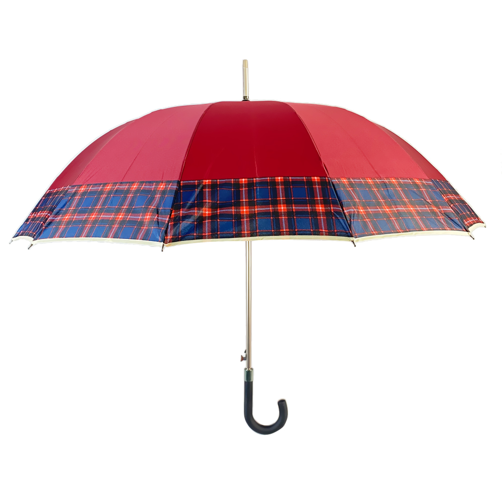 Best-Selling Three Fold Umbrella - 25 inch 8 ribs super windproof fiberglass ribs pongee fabric straight umbrella – DongFangZhanXin