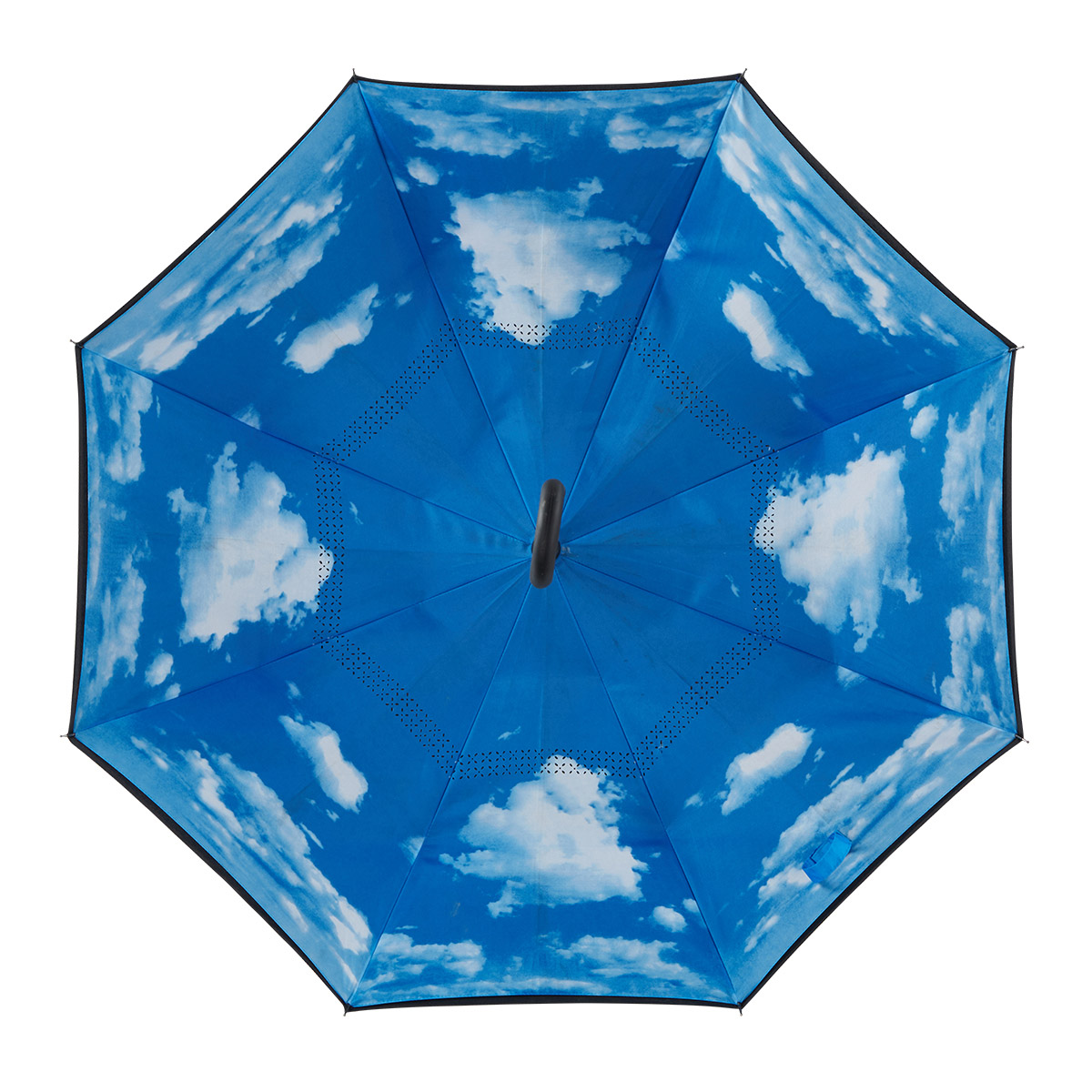 factory customized Peach Umbrella - Manual Open C Hook Handle Double Layer Reverse Umbrella – DongFangZhanXin detail pictures