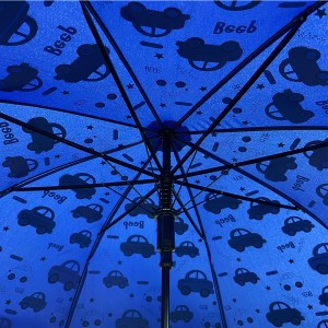 Umbrelă pentru copii Ovida, cu deschidere automată, care își schimbă culoarea, umbrelă de ploaie pentru copii