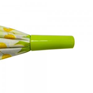 Umbrella tat-Tfal Ovida Miftuħa Awtomatika Disinn tal-Ġriewi Drapp Pongee Umbrella Qawwija