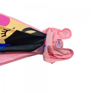 Ovida 3D Kids Umbrella Auto Open Princess Design Polyester Fabric Strong Umbrella With Whistle