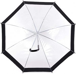 I-Ovida Magic Transparent Sublimation Plastic Handle Promotion Waterproof Child Poe Umbrella Iyathengiswa