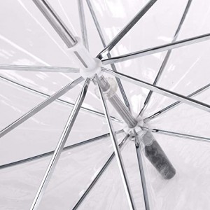 I-Ovida Magic Transparent Sublimation Plastic Handle Promotion Waterproof Child Poe Umbrella Iyathengiswa
