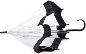 I-Ovida Magic Transparent Sublimation Plastic Handle Promotion Waterproof Child Poe Umbrella Iyathengiswa
