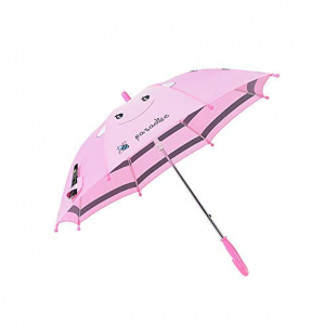 Ovida Pongee cartoon transparent clear clouds character machine printing kids umbrella for children