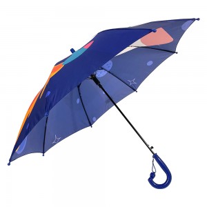 Ovida Kids Umbrella Rocket Pattern Cute Carton Pattern Umbrella Logo Customized Straight Umbrella