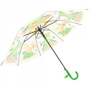 Ovida Kids Umbrella Hot Sell POE Umbrella Printing On Carton Pattern Custom Umbrella