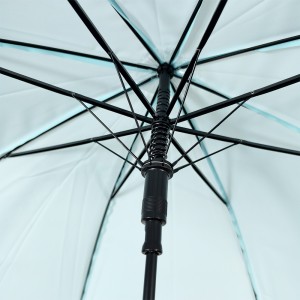 OVIDA Bernparaplu Groothandel 19-inch 8K Rjochte paraplu foar bern mei J-haak Oanpast logo