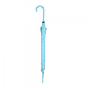 OVIDA Bernparaplu Groothandel 19-inch 8K Rjochte paraplu foar bern mei J-haak Oanpast logo