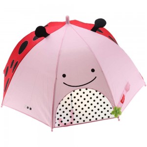 Ovida Custom children clear umbrella for kids with digital prining flower bangle strap for full body smile umbrella