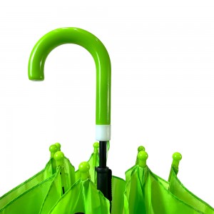 OVIDA 3D Green Dinosaur Kids Umbrella Special Metal Frame Children Umbrella