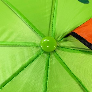 OVIDA 3D Green Dinosaur Kids Umbrella Special Metal Frame Children Umbrella