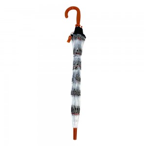 Ovida POE Transparent Dog Design Umbrella With Custom Logo Promotional Gift Umbrellas For Children’s Day