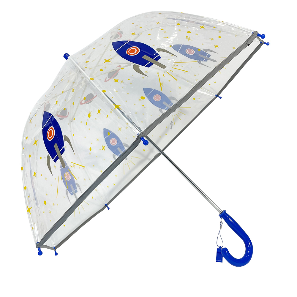 Ovida PVC POE EVA Transparent Plastic Bubble Child Umbrellas