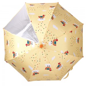 OVIDA Children Rain Umbrella With Clear Transparent Fabric Custom Kids Umbrella