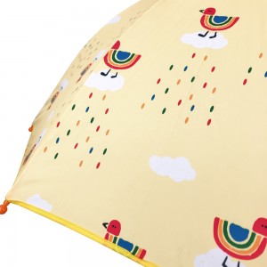 OVIDA Children Rain Umbrella With Clear Transparent Fabric Custom Kids Umbrella