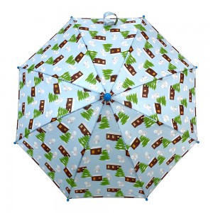 Ovida Kids Umbrella 19inch Safe Manual Open Umbrella For 6-12 Years Old Kids Custom Umbrella
