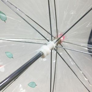 OVIDA Custom POE Transparent Dome Umbrella with clear umbrella for kids with Logo Print