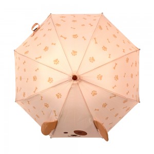 OVIDA Umbrella Manufacturer Cute Straight Animal Kids 3D Design Umbrella Wholesale Promotional