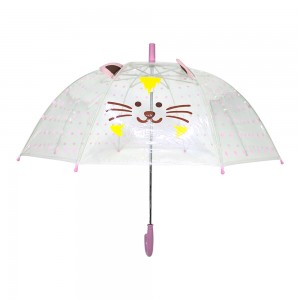 OVIDA Promotion Cute Cartoon Transparent Bone Windproof Children’s Umbrella Manufacturer