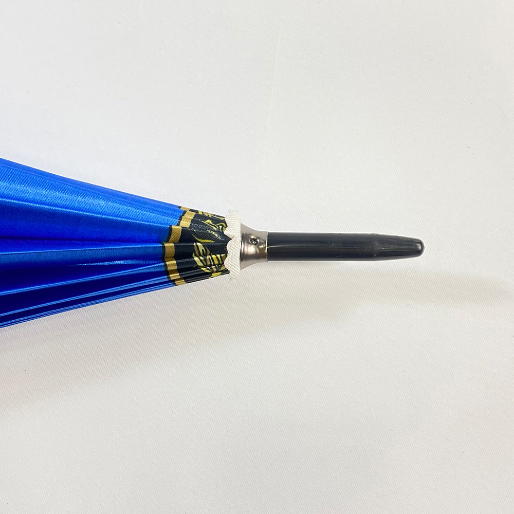 Best Price for Quality Golf Umbrella Windproof - 23 inch 16 ribs big size luxury straight umbrellas with golden handle – DongFangZhanXin detail pictures
