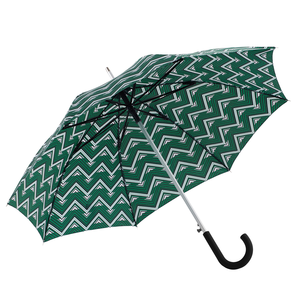 8 Year Exporter 3 Folding Reverse Umbrella - Ovida stick long aluminium windproof promotional umbrella automatic Alu silver metal straight umbrella – DongFangZhanXin
