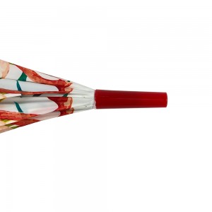 OVIDA Paraply 23 tommer 8 ribber paraply med brugerdefineret design regntryk paraply