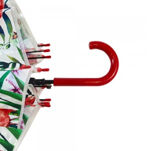 OVIDA Paraply 23 tommer 8 ribber paraply med brugerdefineret design regntryk paraply