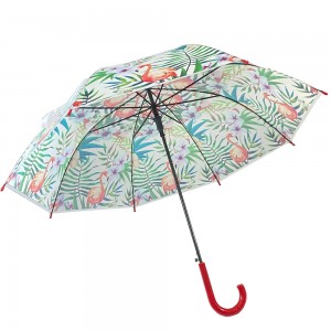 Umbrelă OVIDA 23 inch cu 8 nervuri, cu design personalizat, tip umbrelă de ploaie