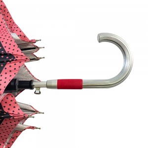OVIDA 23 Inch and 8 Ribs Straight Umbrella Sliver Coating with Custom Design